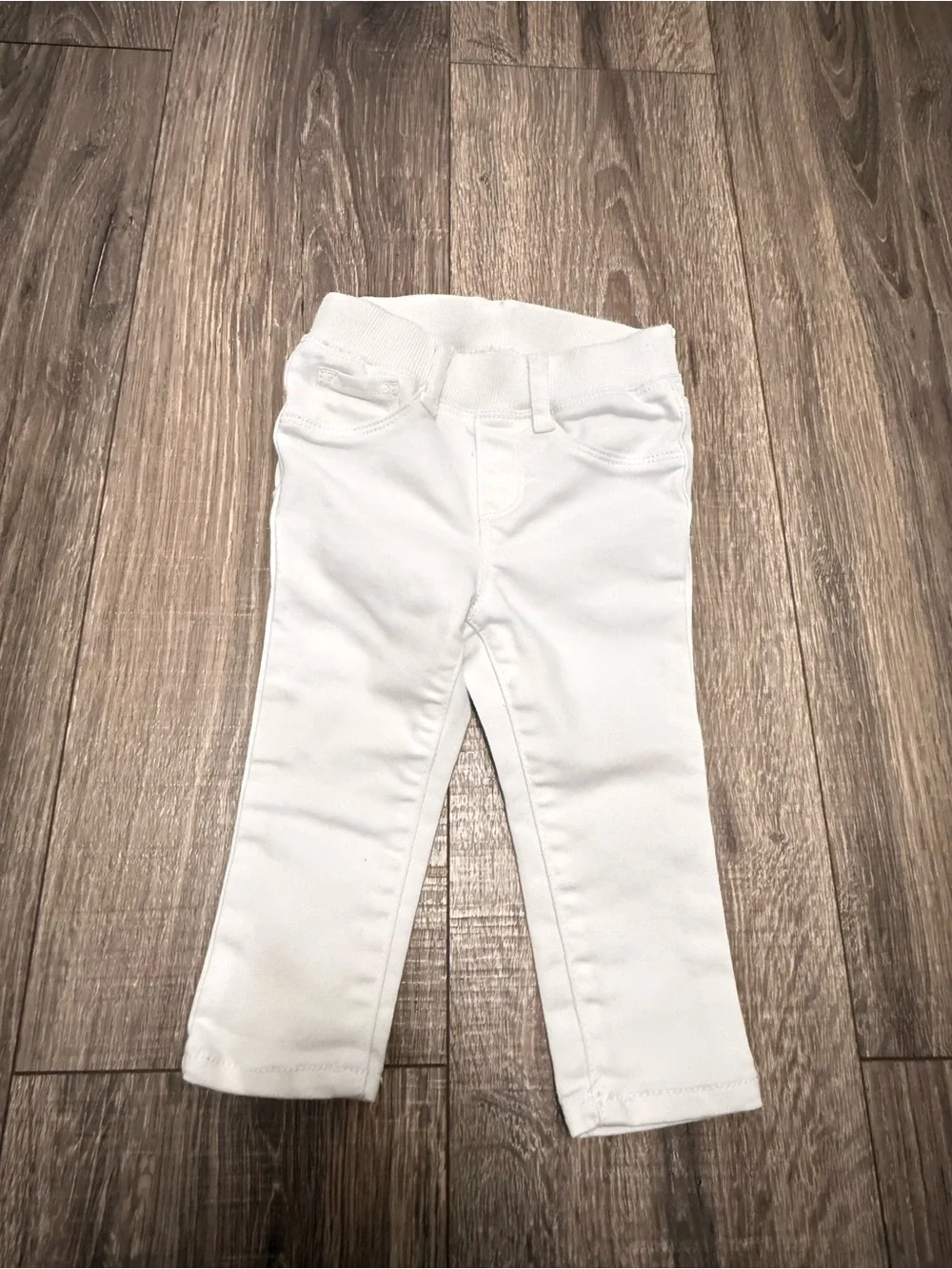 Baby Gap Girls White Jeggings Pull-On Skinny Jeans 12-18 Months